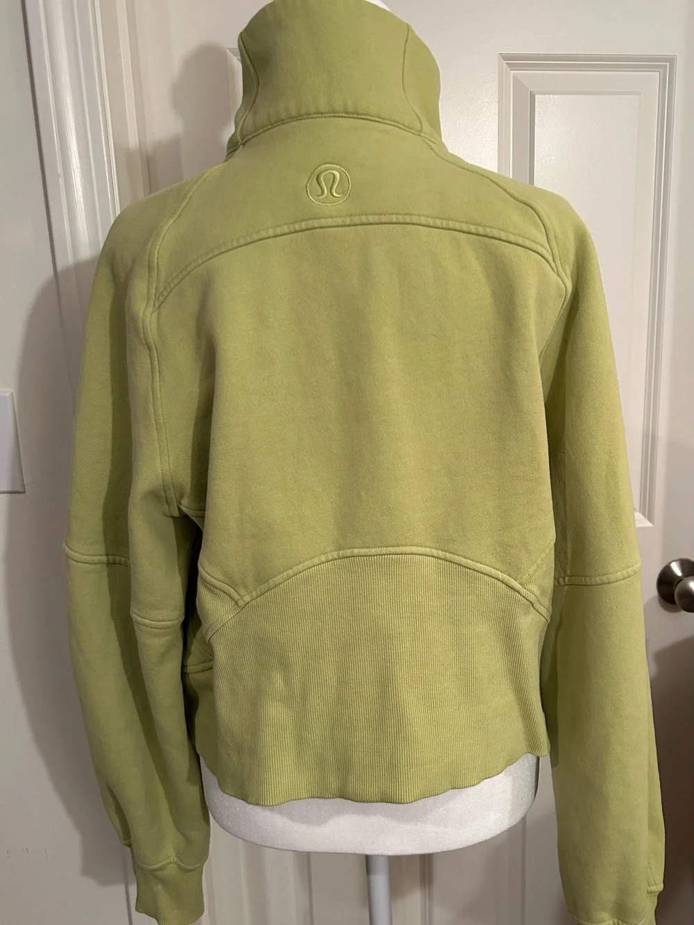 lululemon Scuba oversized Half-Zip Pullover Sweatshirt Wasabi Green - Picture 3 of 4